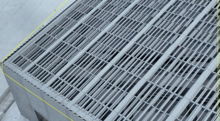 Clearer roof grating after our targeted reacquisition